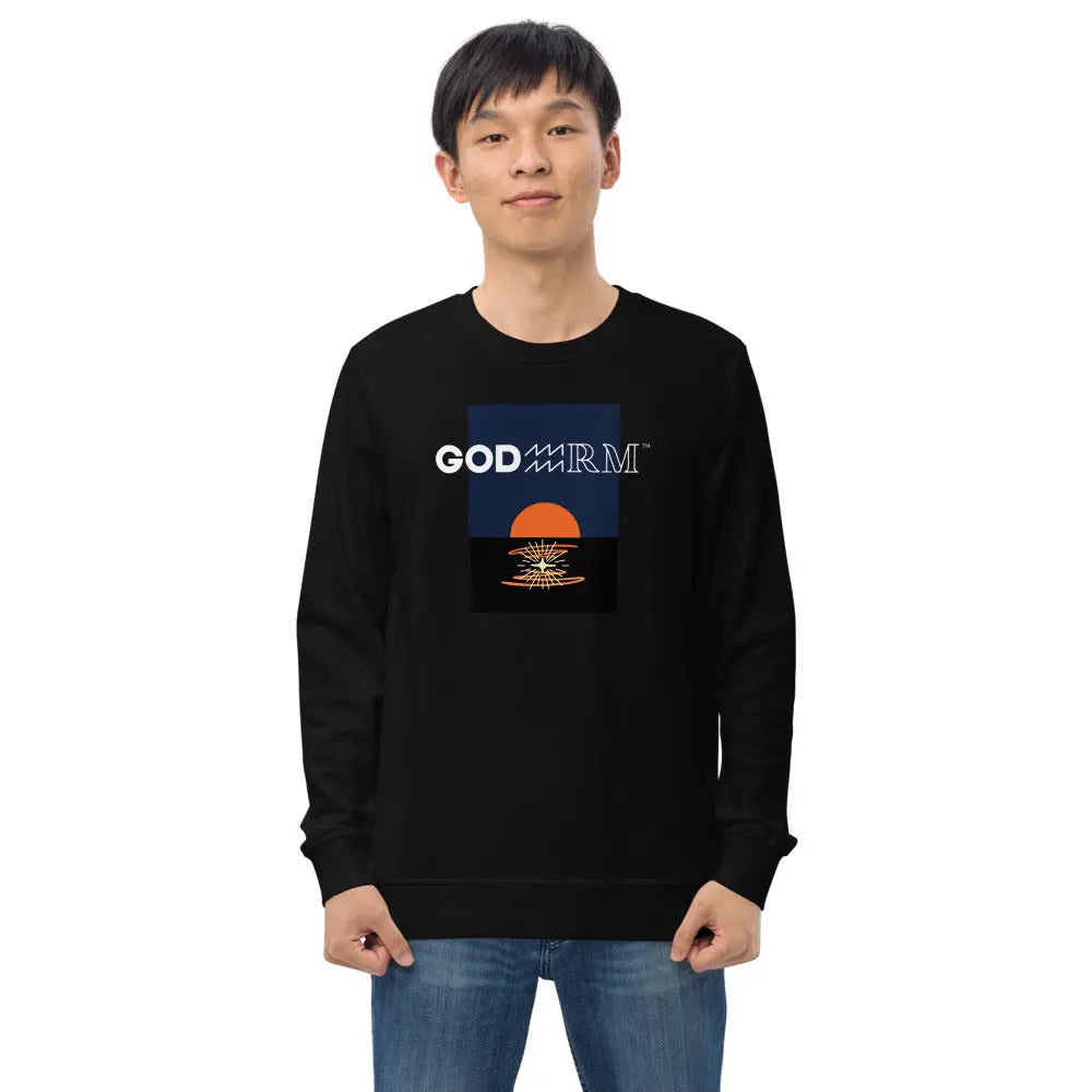 Eco GODARM Sunrise Mens sweatshirt | Black - Godarm