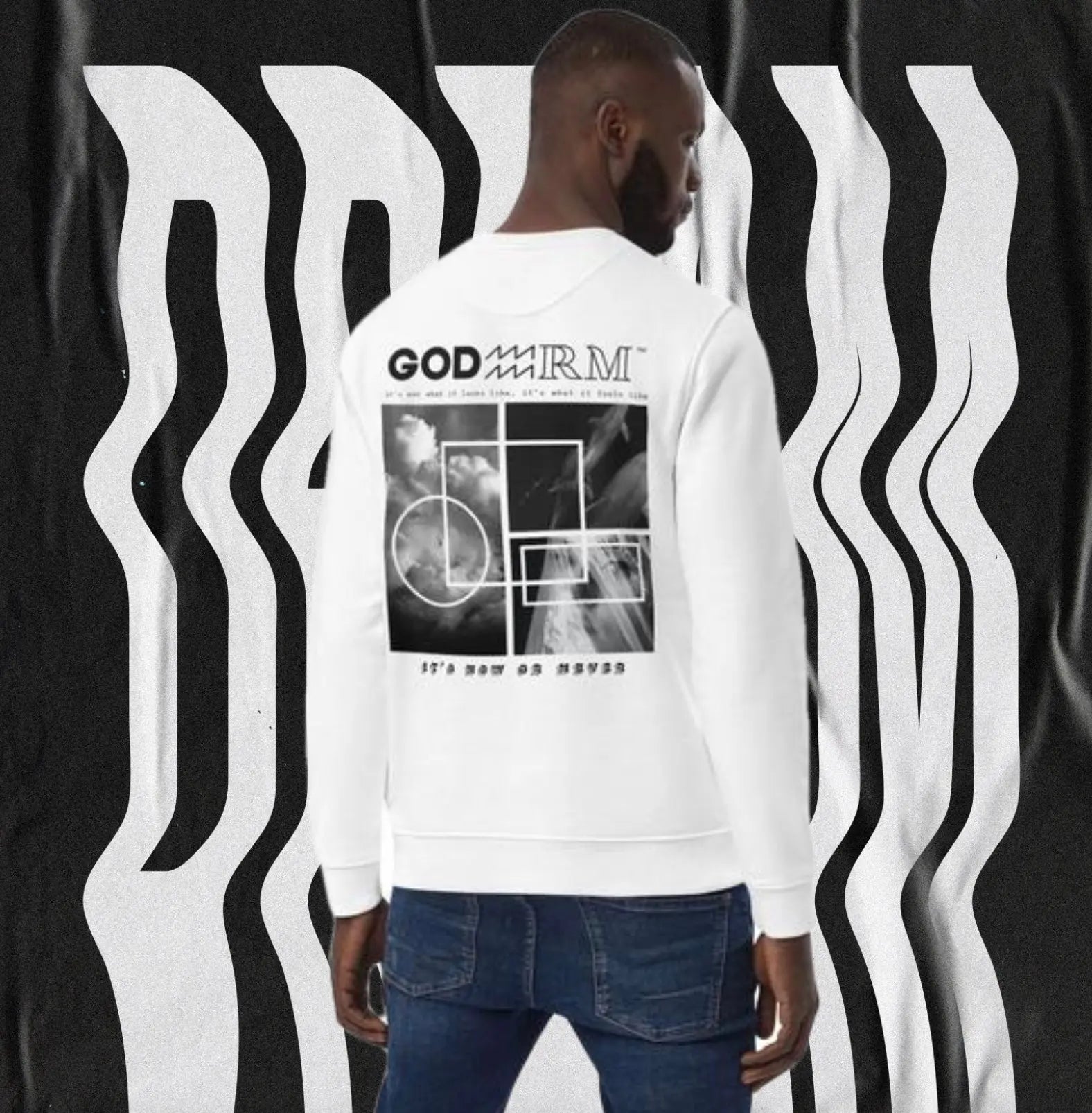 Godarm-Eco-GODARM-Now-or-Never-Mens-Sweatshirt-_-White-71189255 - Godarm