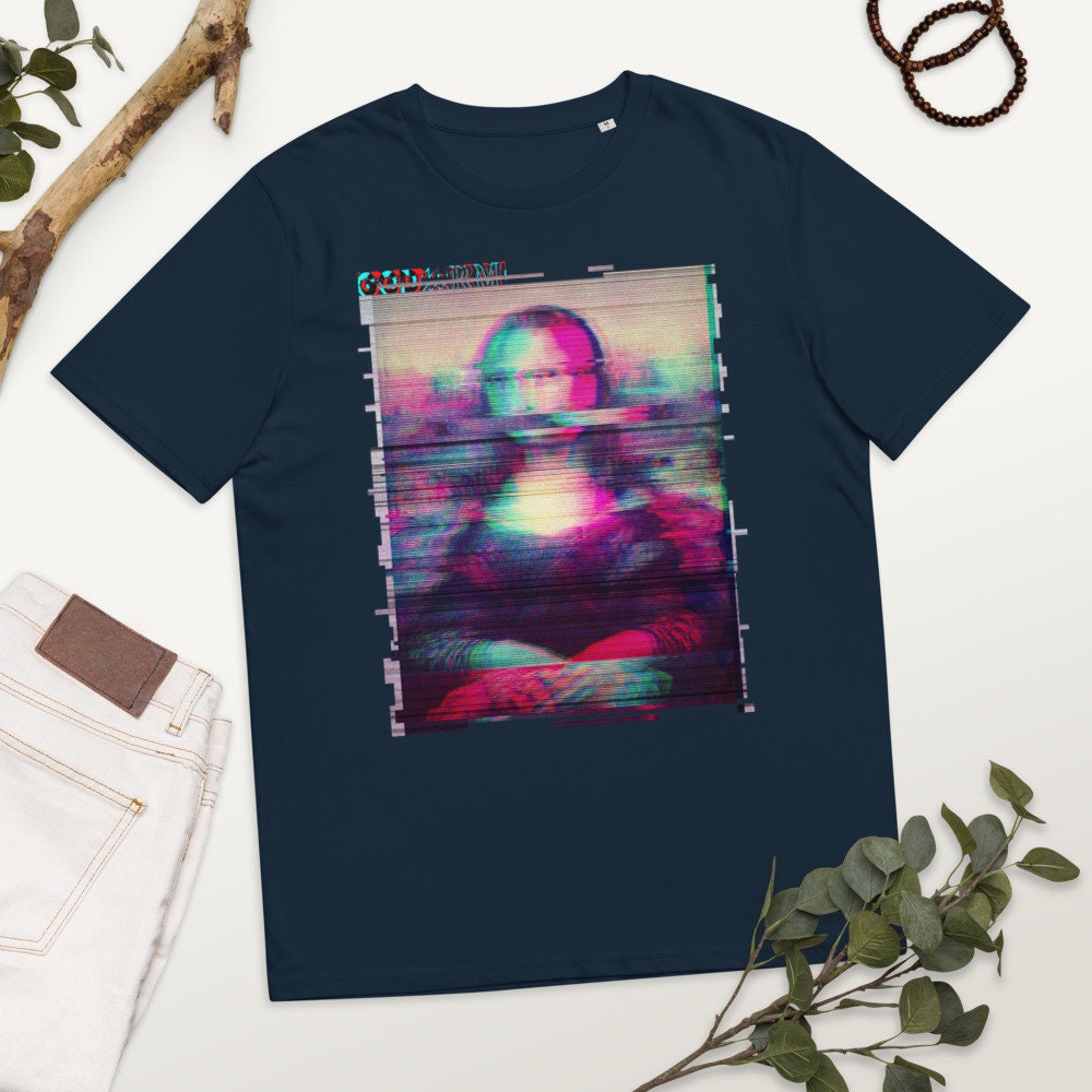 Unisex GODARM Organic Cotton Monalisa Shirt | Black | White | French Navy - Godarm