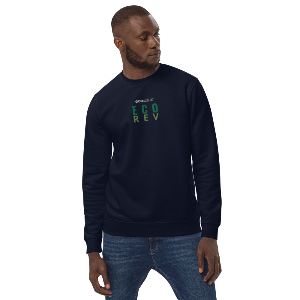 Mens GODARM Eco Rev sweatshirt | White, French Navy, Coco - Godarm