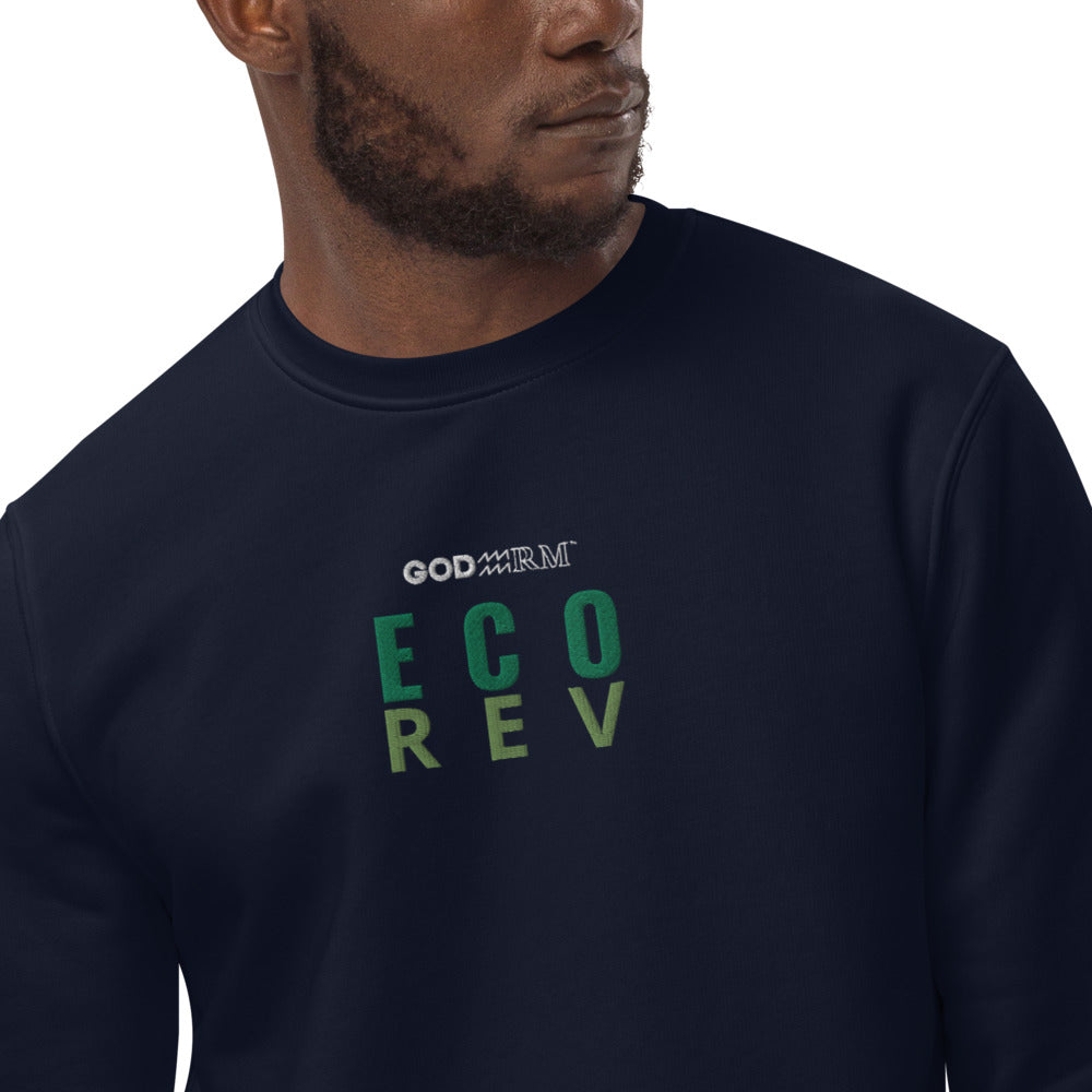 Mens GODARM Eco Rev sweatshirt | White, French Navy, Coco - Godarm