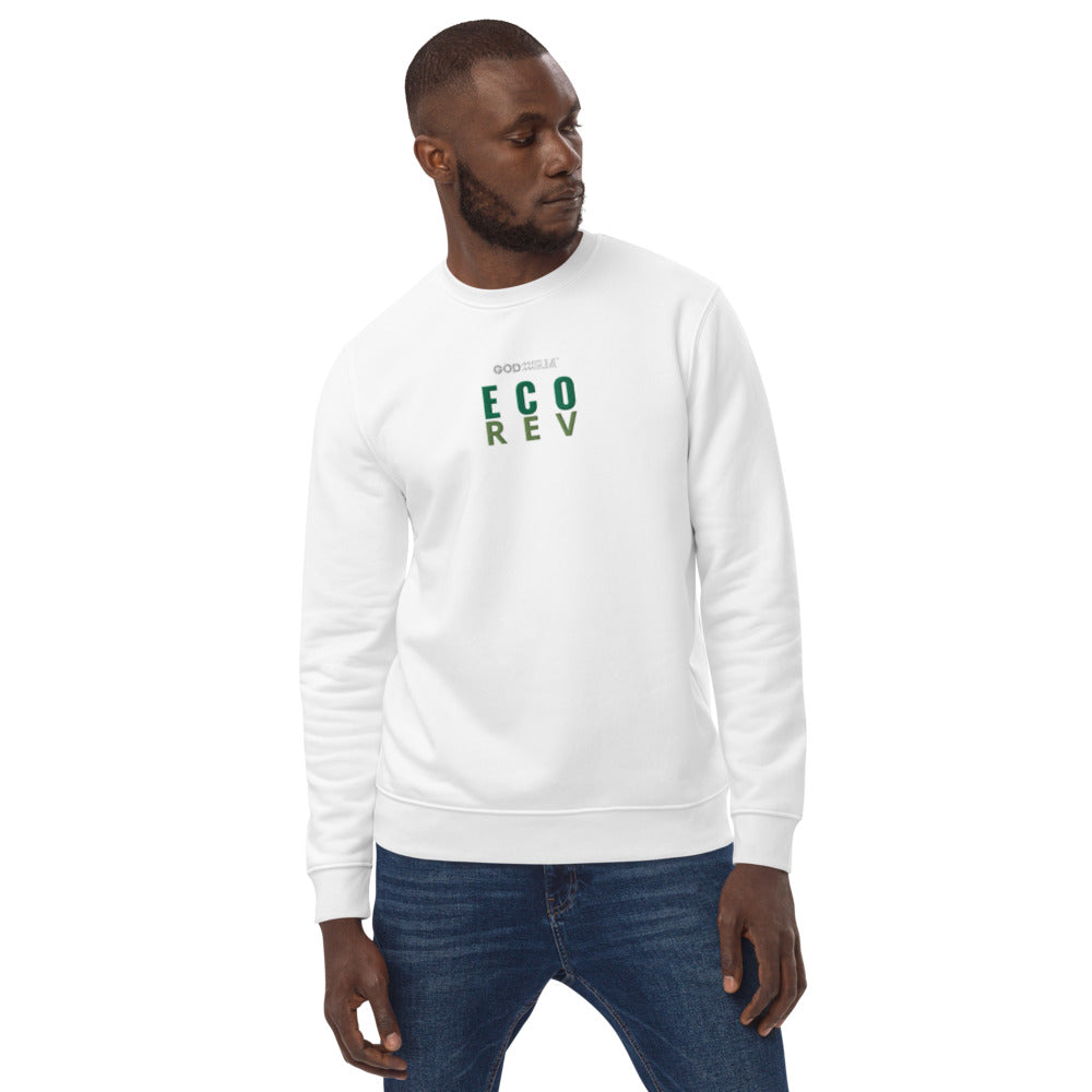 Mens GODARM Eco Rev sweatshirt | White, French Navy, Coco - Godarm