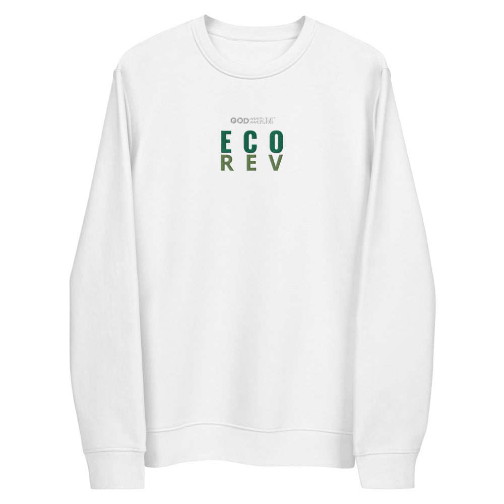 Mens GODARM Eco Rev sweatshirt | White, French Navy, Coco - Godarm