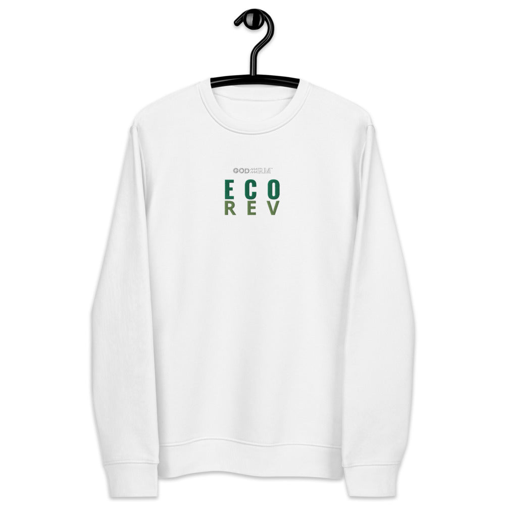 Mens GODARM Eco Rev sweatshirt | White, French Navy, Coco - Godarm