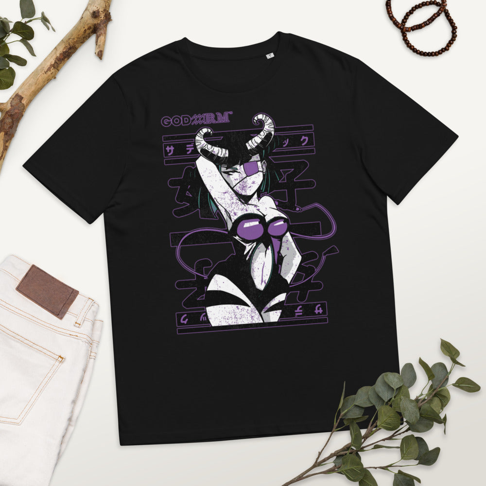 Sexy Anime Girl With Horns T Shirt  Japanese Top Fashion Design Best Gift Men Women