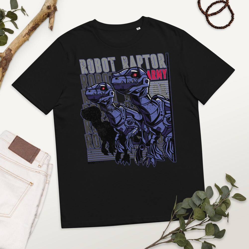 Cool Robot Raptor Army T Shirt  Japanese Top Fashion Design Best Gift Men Women