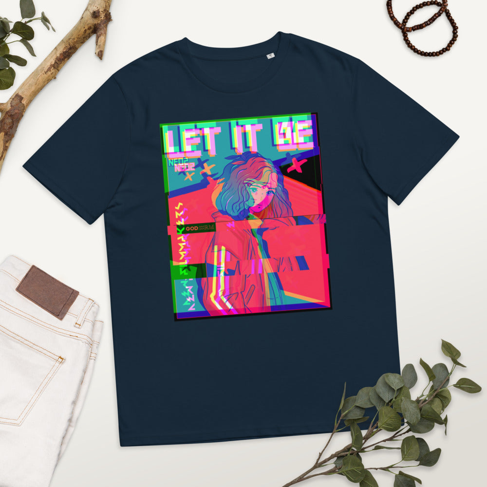 Let It Be Cute Waifu Vaporwave Anime T Shirt  Japanese Top Fashion Design Best Gift Men Women