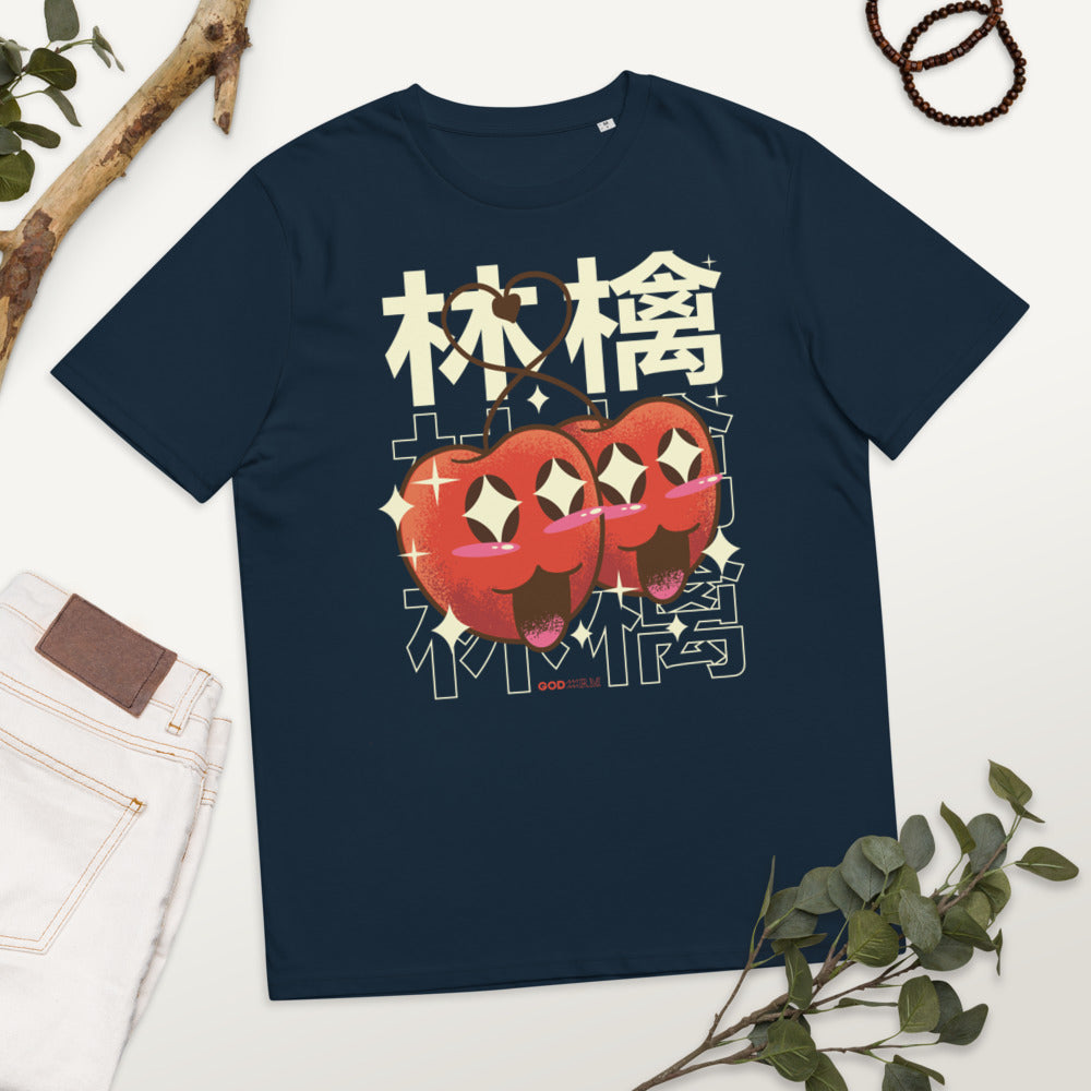 Happy Apples Kawaii T Shirt  Japanese Top Fashion Design Best Gift Men Women