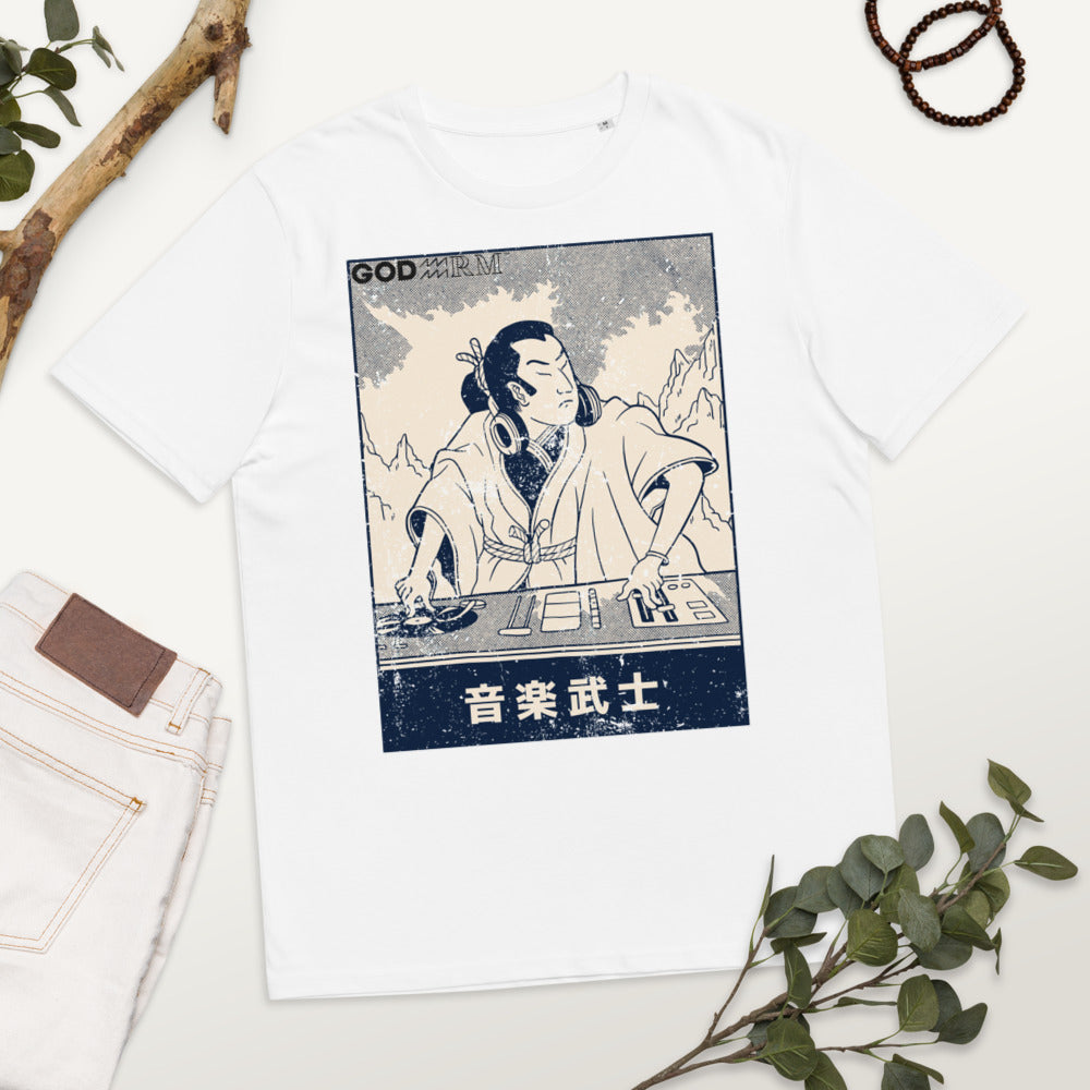 Samurai DJ Cool T Shirt Japanese Top Fashion Design Best Gift Men Women