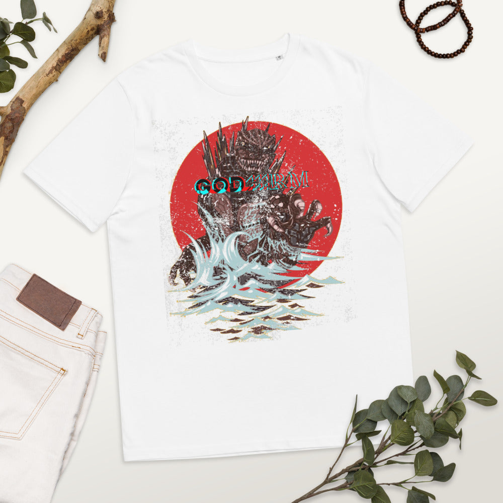 Great Wave Of Godzilla T Shirt  Japanese Top Fashion Design Best Gift Men Women