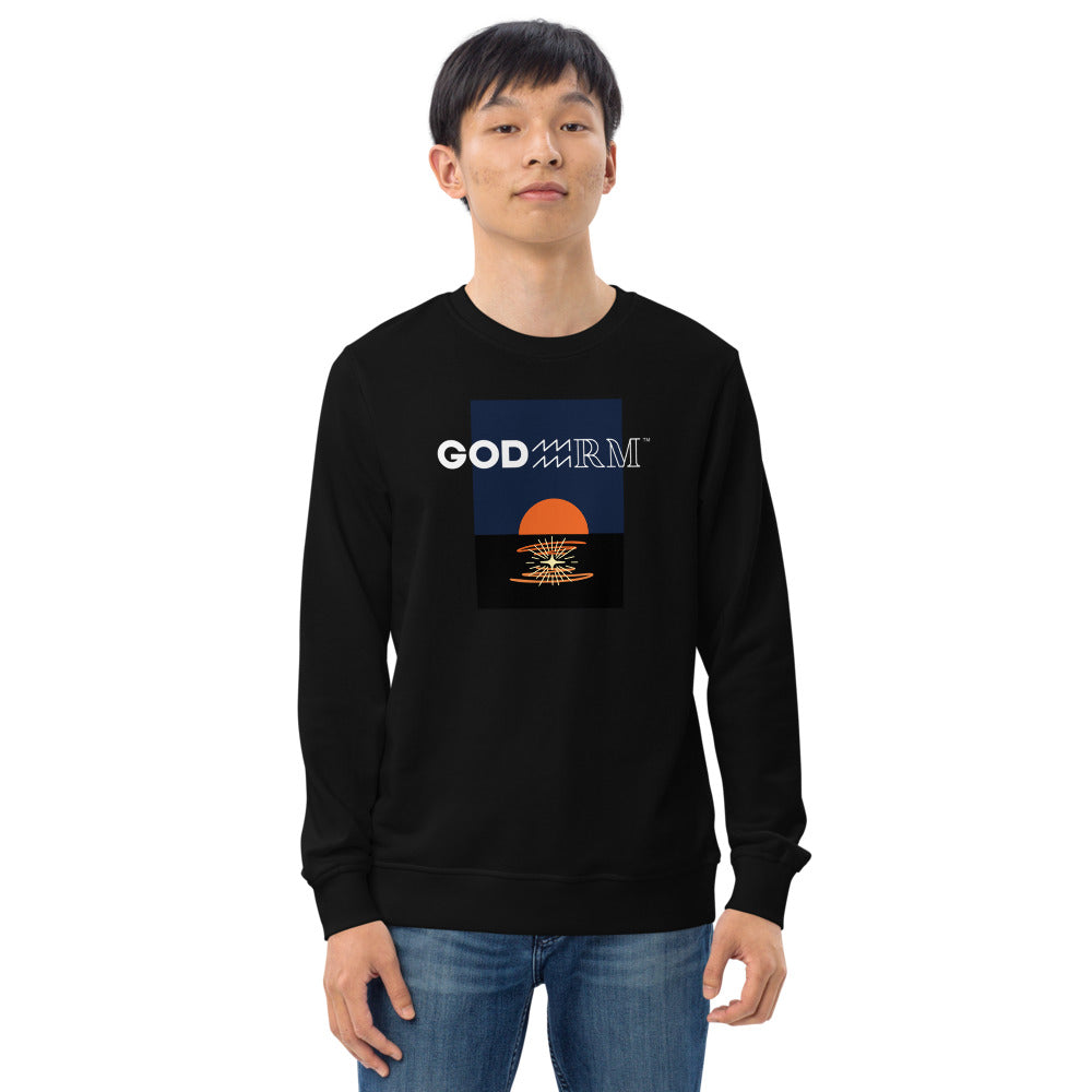 Eco GODARM Sunrise Mens sweatshirt | Black - Godarm