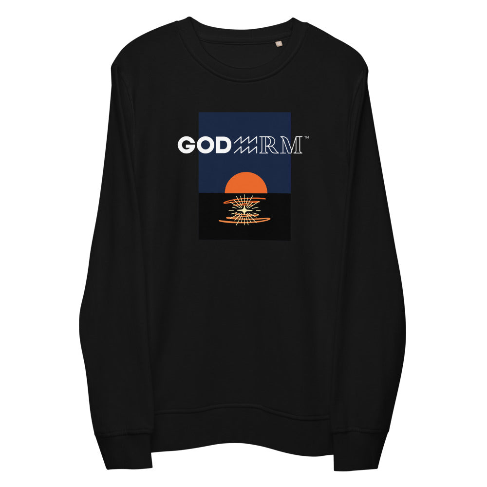 Eco GODARM Sunrise Mens sweatshirt | Black - Godarm