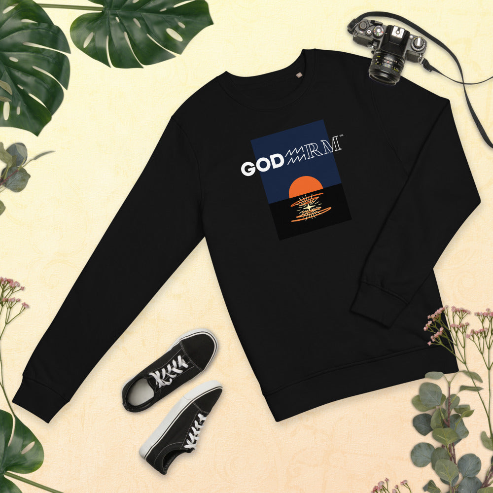 Eco GODARM Sunrise Mens sweatshirt | Black - Godarm