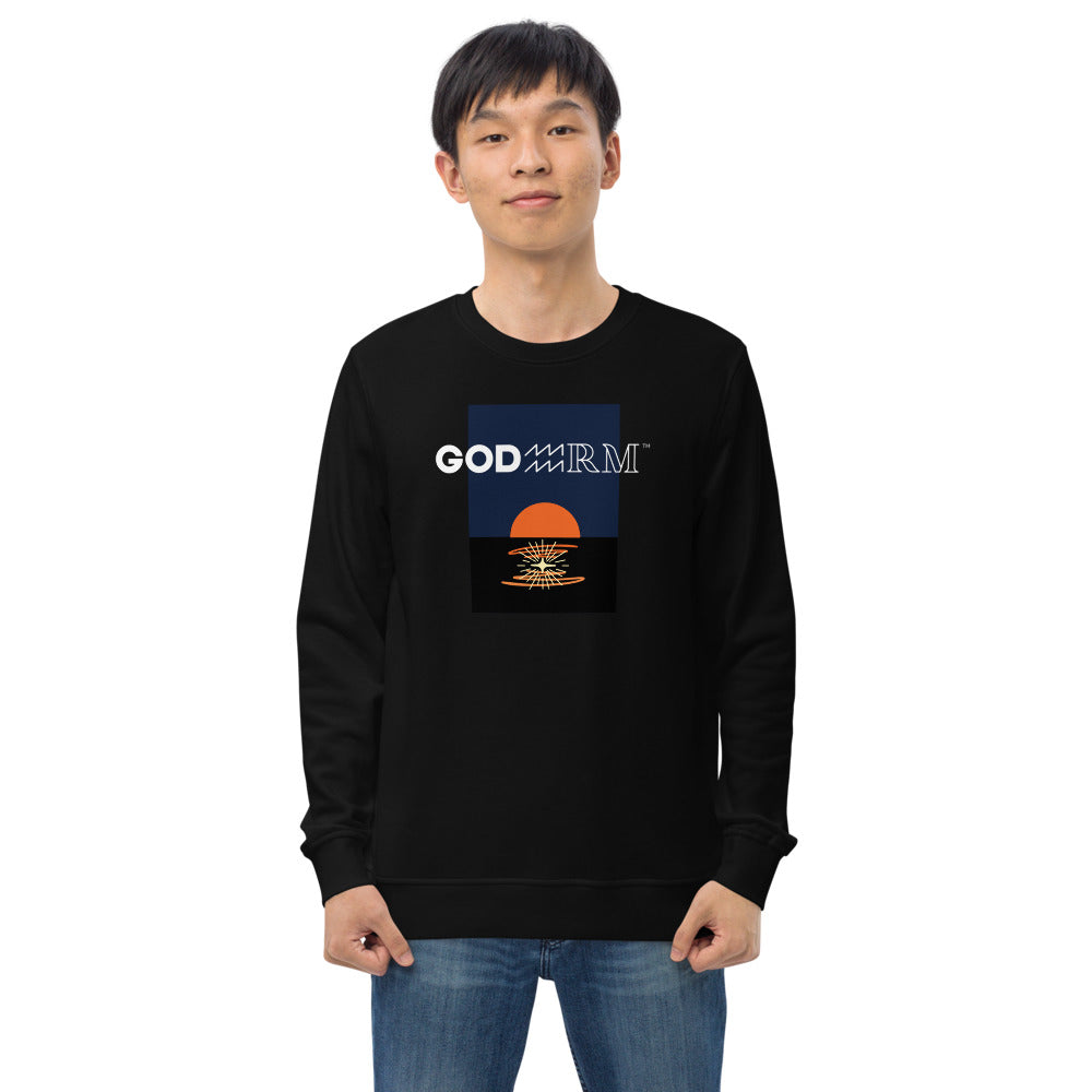 Eco GODARM Sunrise Mens sweatshirt | Black - Godarm